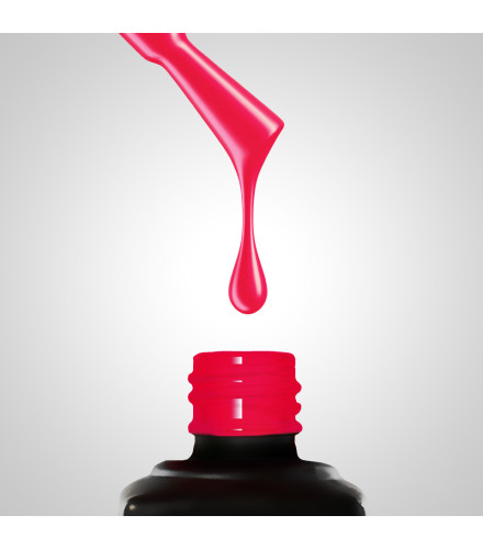 Lakier hybrydowy 475 Red Pink 8g | Slowianka Nails