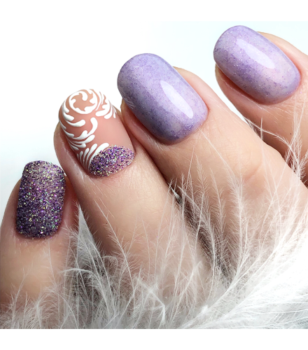 Piasek dekoracyjny Shell Lavender Sand | Slowianka Nails
