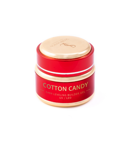 Żel konstrukcyjny (budujący) easy leveling Cotton Candy 15g | Slowianka Nails
