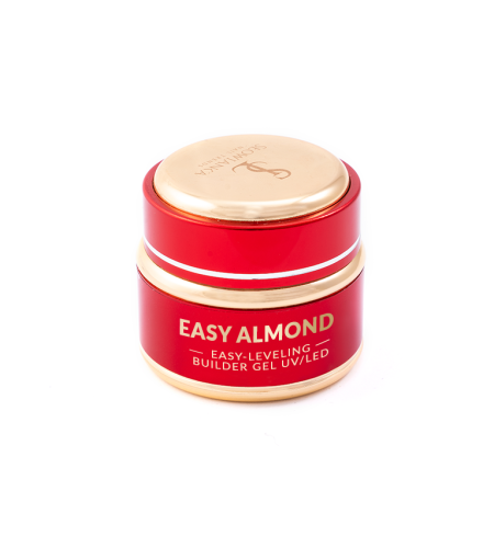 Żel konstrukcyjny (budujący) easy leveling Easy Almond Gel 15 g OUTLET | Slowianka Nails