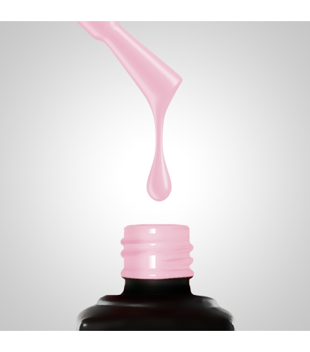 Fiber Nude Pink żel konstrukcyjny (budujący) easy leveling w butelce 10g | Slowianka Nails
