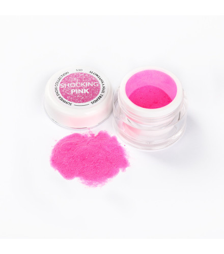 Puder Summer Snow S10 Shocking Pink 3g | Slowianka Nails
